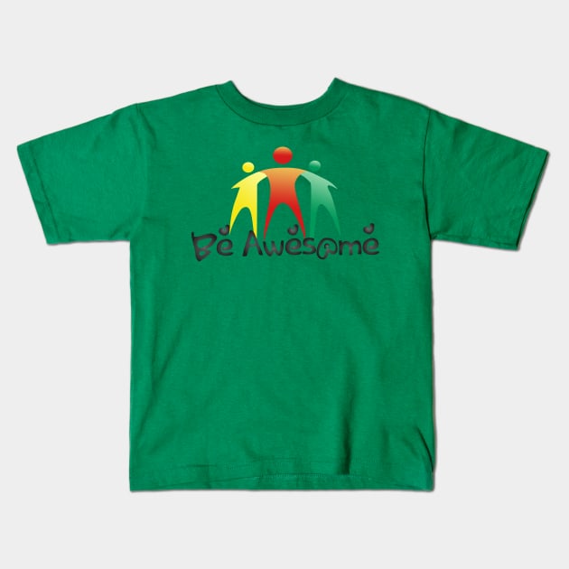 Awesome Hearts Kids T-Shirt by BeAwesomeApparel